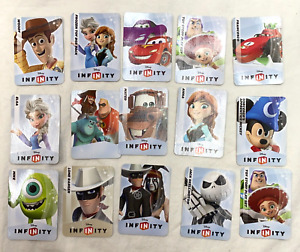 (lot de 15) Cartes Disney Infinity Jouet Histoire Mickey Congelées Cartes Codes Non Testés