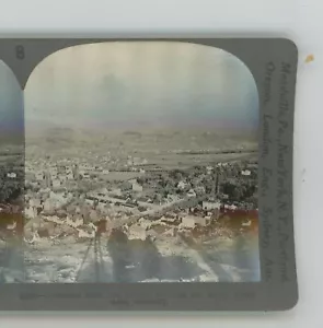 Godesburg vom Schloss zeigt sieben Berge Deutschland Keystone Stereoview - Bild 1 von 3