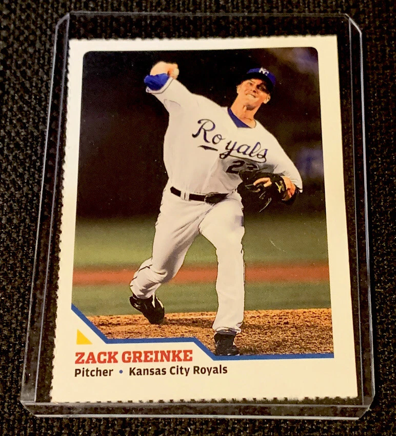 Zack Greinke RARE Kansas City Royals 2010 Sports Illustrated for Kids SI Crease - Image 1 of 3