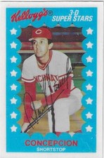 Dave Concepcion Super Stars Kelloggs 1982 (7886)