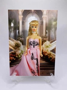 Brand New A Pretty in Pink Barbie Art Print/Postcard - Picture 1 of 1