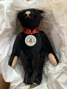 Nuevo en caja de colección Steiff Club Ed 1999 oso mohair negro 1912 réplica 420160 nuevo con caja certificado de autenticidad - Imagen 1 de 3