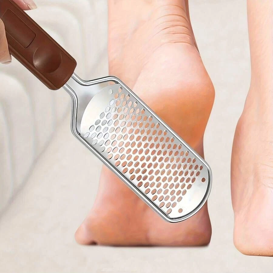 Stainless Steel Pedicure Foot File Callus Remover & Heel Scraper for Smooth Feet - Image 1 of 4