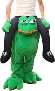 Costume Mascotte Rana Portami Cavalcabile Halloween Festa di Natale Vestito Fantasia - Foto 1 di 3