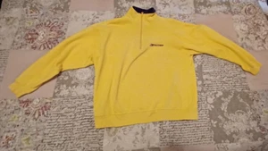 Tommy Hilfiger Athletics yellow sweatshirt size medium. - Picture 1 of 5