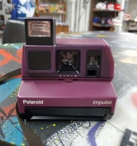 Appareil photo film instantané vintage Polaroid violet VIOLET TESTÉ fonctionne