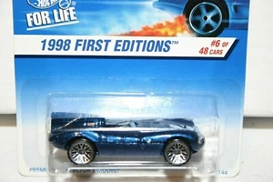 Hot Wheels 1998 First Edition Jaguar D Type 638 Error Card 6 of 48 Wire - Bild 1 von 5