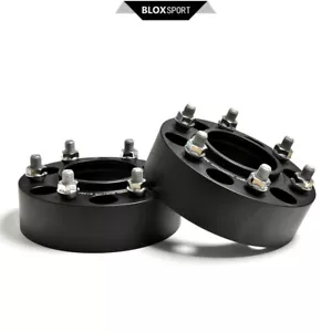 6x5.5" | 50mm (2) Wheel Spacer 6x139.7 CB93.1 for Ford Endeavour + 12pcs M12x1.5 - Picture 1 of 10