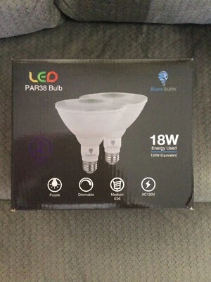 New Bluex LED Par38 Flood Light Bulb, 18W (120 W Equivalent), 2 Pack - Purple - Image 1 of 4