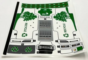 Lego New Sticker Sheet for Set Mack LR Electric Garbage Truck - Picture 1 of 1