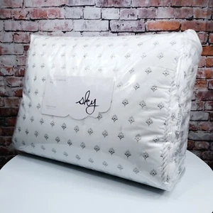 Sky Scallop Reversible Coverlet, King Size - MSRP: $350 - Picture 1 of 5