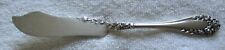 Rose Wallace Sterling Silver Master Flat Handle Butter Serving knife