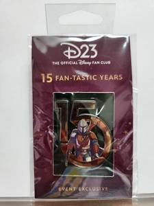 C3 Disney WDI D23 Exclusive LE Pin 15 Fantastic Years Mandalorian Star Wars - Picture 1 of 2
