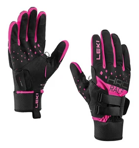 LEKI Hrc Race Shark - cross-Country Gloves - Black/Pink - Trigger System - Picture 1 of 1