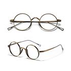 45mm Round Vintage Titanium Eyeglasses Frames Mens Womens Classic Spectacles