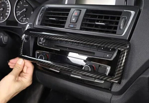 For BMW F20 F21 F22 F23 Carbon Fiber Style Middle Console Air Outlet Vent Trim - Bild 1 von 8