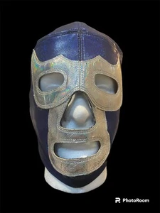 Mexican Wrestling Mask  Lucha Libre PRO GRADE Mask of Blue Demon - Picture 1 of 4
