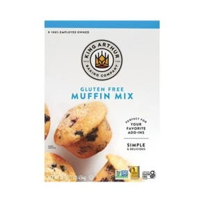 King Arthur Flour Muffin Mix Gluten Free 16-Ounce Pack of 6 White - Picture 1 of 10
