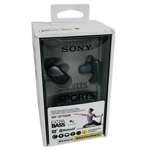 Sony WF-SP700N True Wireless Sport Bluetooth Kopfhörer Noise Cancelling Schwarz - Bild 1 von 2