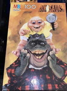 MB Dinosaurs Earl Sinclair 100-Piece Puzzle - Picture 1 of 4