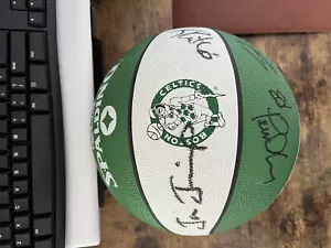 90's era Boston Celtics Team Signed Basketball - Picture 1 of 14
