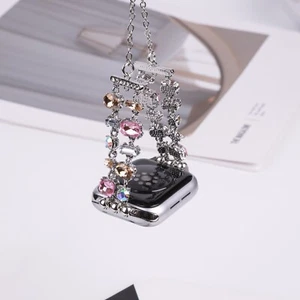 Correa iWatch para Apple Watch Series diamantes con incrustaciones 38-49 mm cristal con cuentas - Imagen 1 de 7