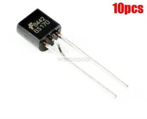 10 Stück BS170 Mosfet N-Kanal 60V 500Ma TO-92 TG - Bild 1 von 2