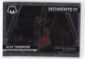 2021-22 Panini Mosaic Klay Thompson #11 Moments in Time Warriors - Picture 1 of 2