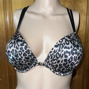 Reggiseno push up Victorias Secret molto sexy 34DD stampa animalier bomba - Foto 1 di 2