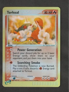 Torkoal 12/97 Reverse Holo Pokemon Karte EX Edition Dragon Englisch - Bild 1 von 2
