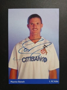 Maurice Banach 1. FC Köln Citibank-Satzkarte 1991/92 original handsigniert - Bild 1 von 2