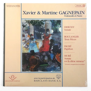 SEALED XAVIER & MARTINE GAGNEPAIN cello recital french 1985 Stefanotis LP NEW - Bild 1 von 2