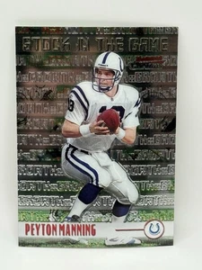 Peyton Manning 1999 Bowman Chrome Stock in the Game #S12 Indianapolis Colts - Picture 1 of 2