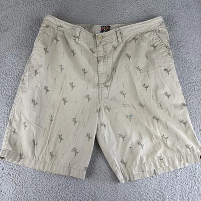 Shorts Quiksilver Masculino 38 ClimaWear Algodão Orgânico Casual Estampa Total Bolsos - Imagem 1 de 4