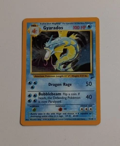 Pokémon TCG Gyarados 7/130 Base Set 2 Unlimited Holo Rare Card - Picture 1 of 4