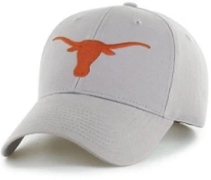 TEXAS LONGHORNS HAT MVP GRAY NCAA COLLEGE FOOTBALL TEAM LOGO NEW CAP - Picture 1 of 3