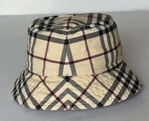 Burberry Classic Check Bucket Hat Stone Small (56 cm) 8075650 Italy NWT $480 - Picture 1 of 11