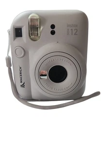 Fujifilm Instax Mini 12 Instant Camera - Clay White, with Box & Manual - Picture 1 of 8