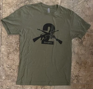 Remington 2nd Amendment T Shirt Olive Green Men’s Medium - Picture 1 of 2