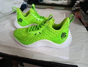 Under Armor Curry Flow 10 Team Hombre Talla 7 Mujer Talla 8.5 Hyper Green - Imagen 1 de 10