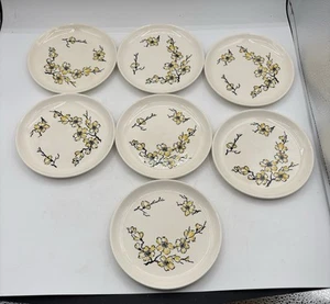 Marcrest Dixie Dogwood 6 3/8 Inch Bread Plates Set Of 7 - Picture 1 of 6