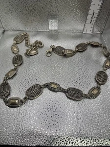 Silver Tone Metal Belt For Women 41” - Picture 1 of 7