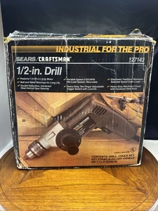 vintage Sears/Craftsman Industrial 1/2-inch Drill, model number 927143 - Picture 1 of 8