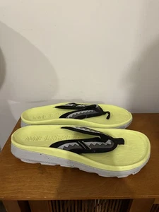 MERRELL Men’s 12 Yellow/Grey Slip On Sandals Slides - Picture 1 of 6