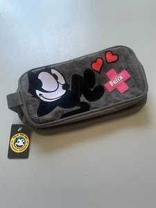 Felix The Cat Pencil Case Make Up Bag Toiletry Bag New With Tags - Picture 1 of 10