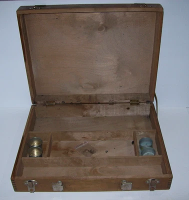Vintage A B Wilh Becker Artist Paint Box, Wood, Made in Sweden, Rare - Image 1 of 4