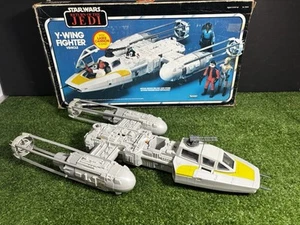VTG 1983 Y-Wing Fighter Vehicle Vintage ROTJ Star Wars Kenner W/ BOX! - Picture 1 of 17