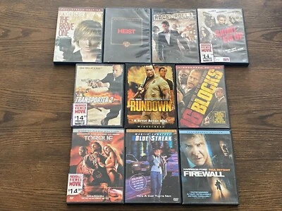DVD Movie Lot Of 10 Spy, CIA, Espionage, Political, Suspense & Action Thrillers - Image 1 of 4