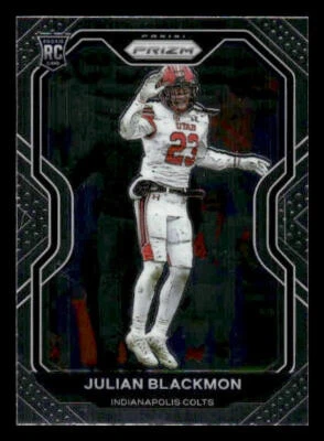 2020 Panini Prizm #330 Julian Blackmon Rookie Indianapolis Colts - Image 1 of 2