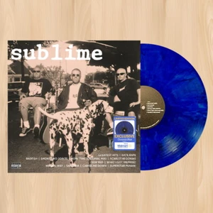 OCEANIA BLUE VINYL---- Best of SUBLIME Icon WALMART LP RECORD Santeria 0308 - Picture 1 of 3